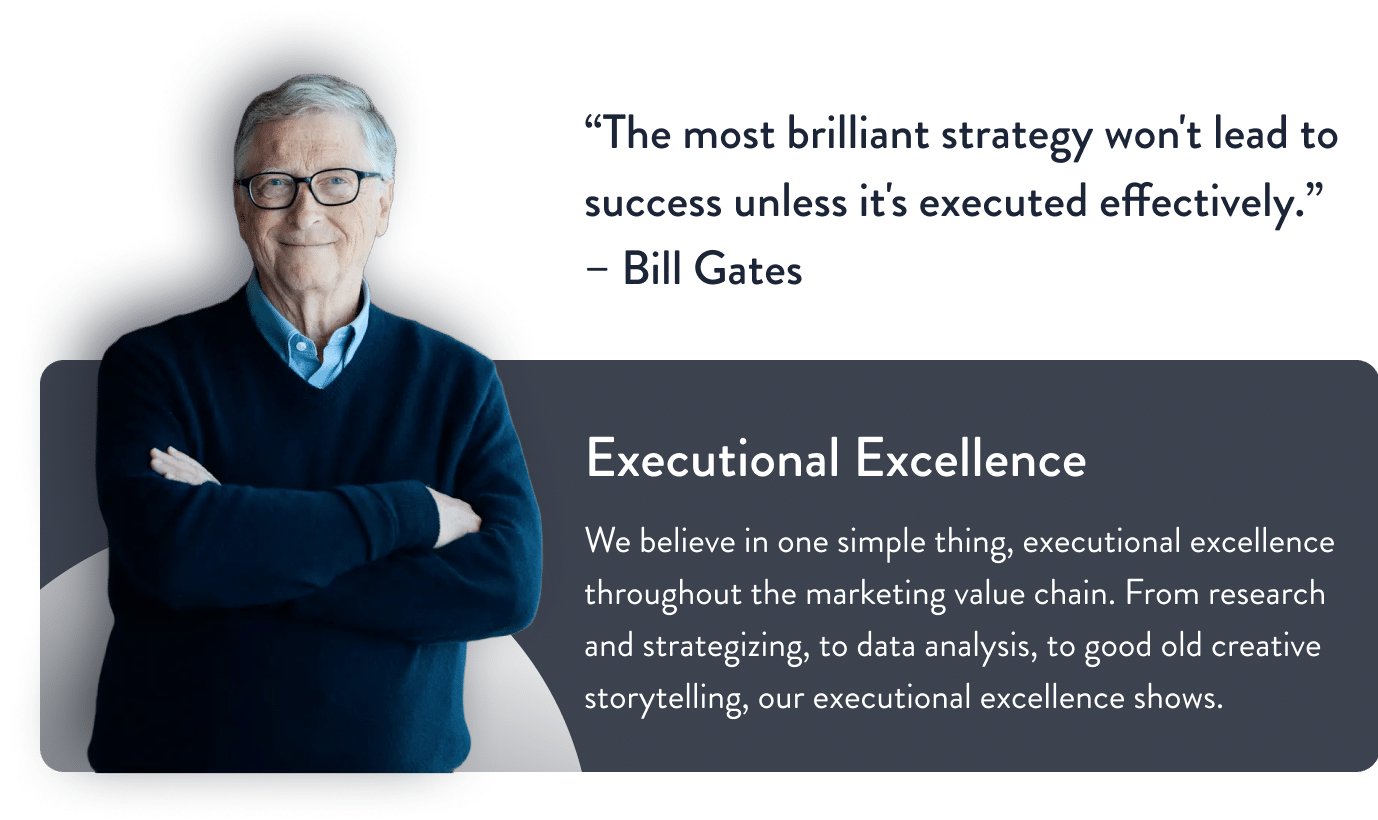 Bill Gates with Quote